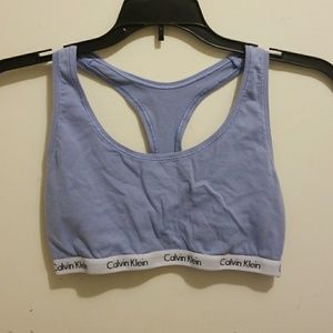 Periwinkle CK sports bra